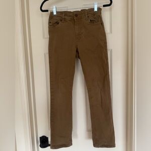 Brown Slim Fit Pants